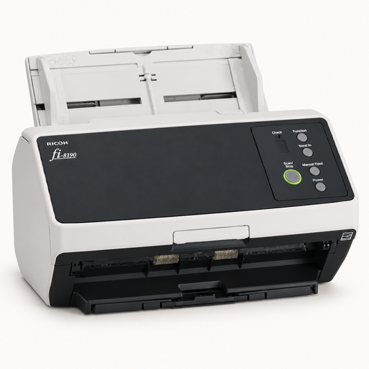 Fujitsu fi-8190 Duplex Document Scanner, 90 ppm, 100-Sheet ADF