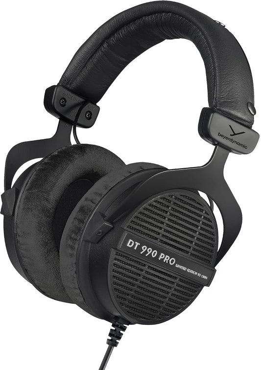 beyerdynamic DT 990 PRO 80 Ohm Open-Back Studio Headphones, Black