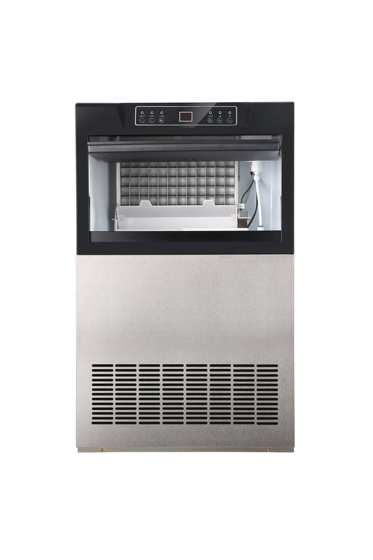 Forno 18-Inch Commercial Undercounter Ice Maker, 110 lb Daily Production, Air-Cooled, Built-In Water Filter, Dual Water Connection (Model FCMIM0017)