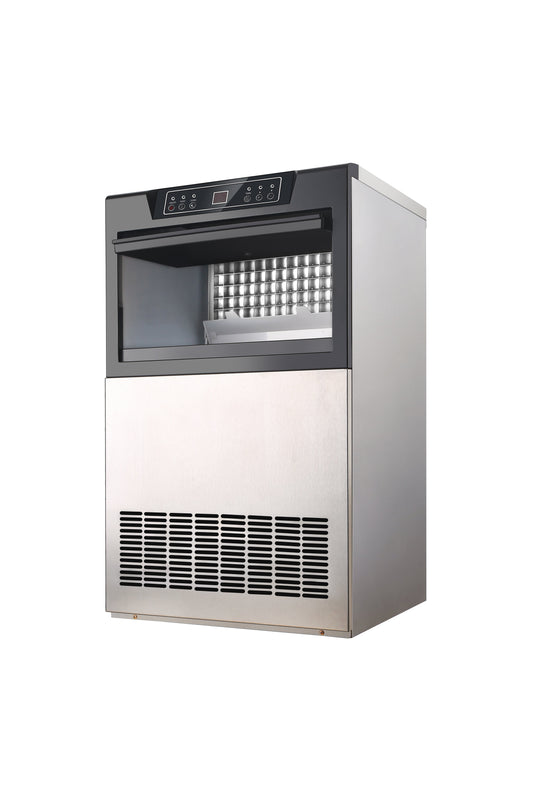 Forno 18-Inch Commercial Undercounter Ice Maker, 110 lb Daily Production, Air-Cooled, Built-In Water Filter, Dual Water Connection (Model FCMIM0017)
