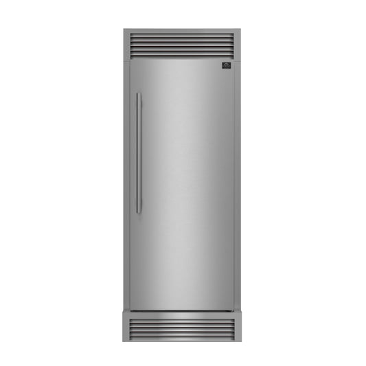 Forno Maderno 32-Inch 13.6 cu. ft. Built-In Convertible Refrigerator/Freezer, Right Swing, Stainless Steel with Trim Kit (FFFFD1722-32RSG)