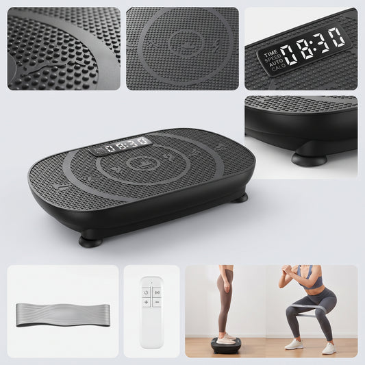 Breezy CV30 Curved Vibration Plate, 10 Speed Levels, Remote Control