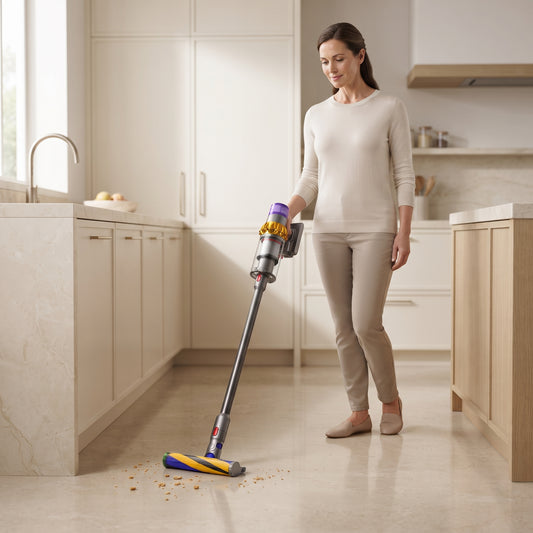 Dyson V15 Detect Origin Cordless Stick Vacuum with Fluffy Optic and Digital Motorbar Heads