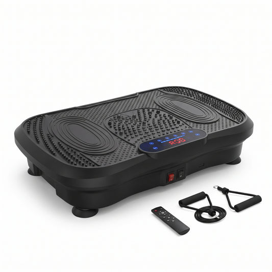 Breezy BT Pro Vibration Plate Exercise Machine, 120 Speeds, Bluetooth & Remote