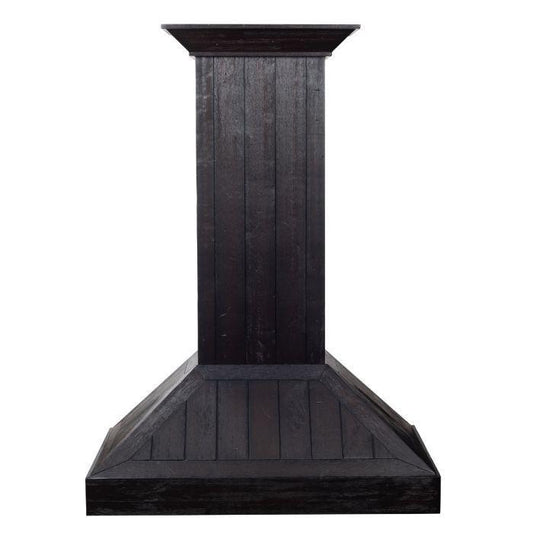 ZLINE 36 Inch Wall Mount Range Hood Rustic Dark Wood Finish (KPDD-36)