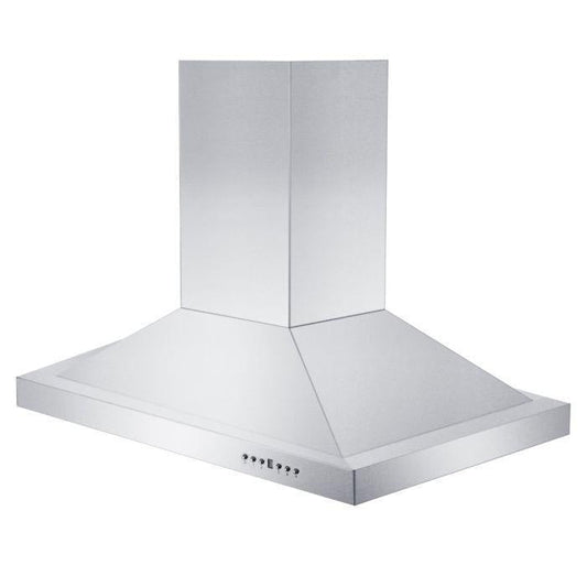 ZLINE 36 Inch Island Range Hood Remote Dual Blower Stainless Steel 700 CFM (GL2i-RD-36)