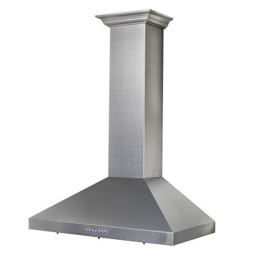 ZLINE 30 Inch Wall Mount Range Hood Convertible Vent Satin Stainless Steel 400/700 CFM (8KL3S-30)