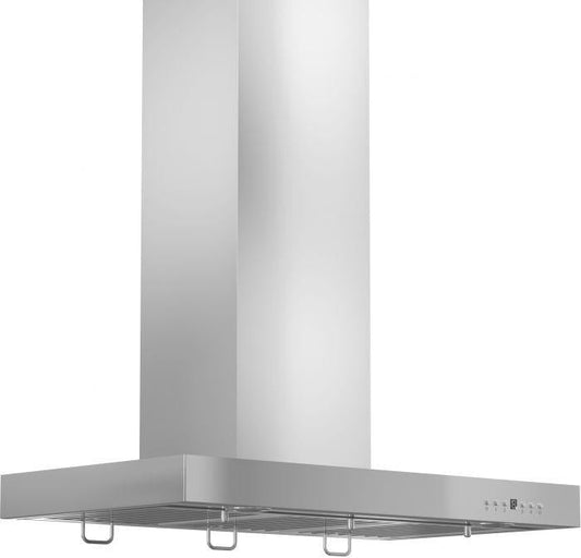 ZLINE 36-Inch Wall Mount Range Hood Convertible Vent Stainless Steel with Crown Molding (KECRN-36)