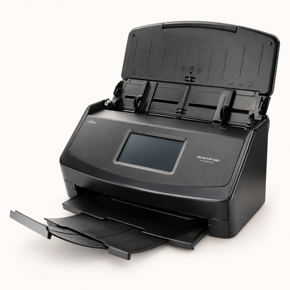 Fujitsu ScanSnap iX1600 Color Document Scanner, Black, 600 dpi