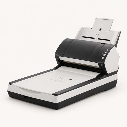 Fujitsu fi-7230 Duplex Document Scanner with Flatbed, 40 ppm, 600 dpi