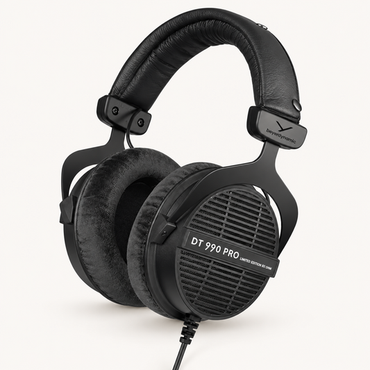 beyerdynamic DT 990 PRO 80 Ohm Open-Back Studio Headphones, Black