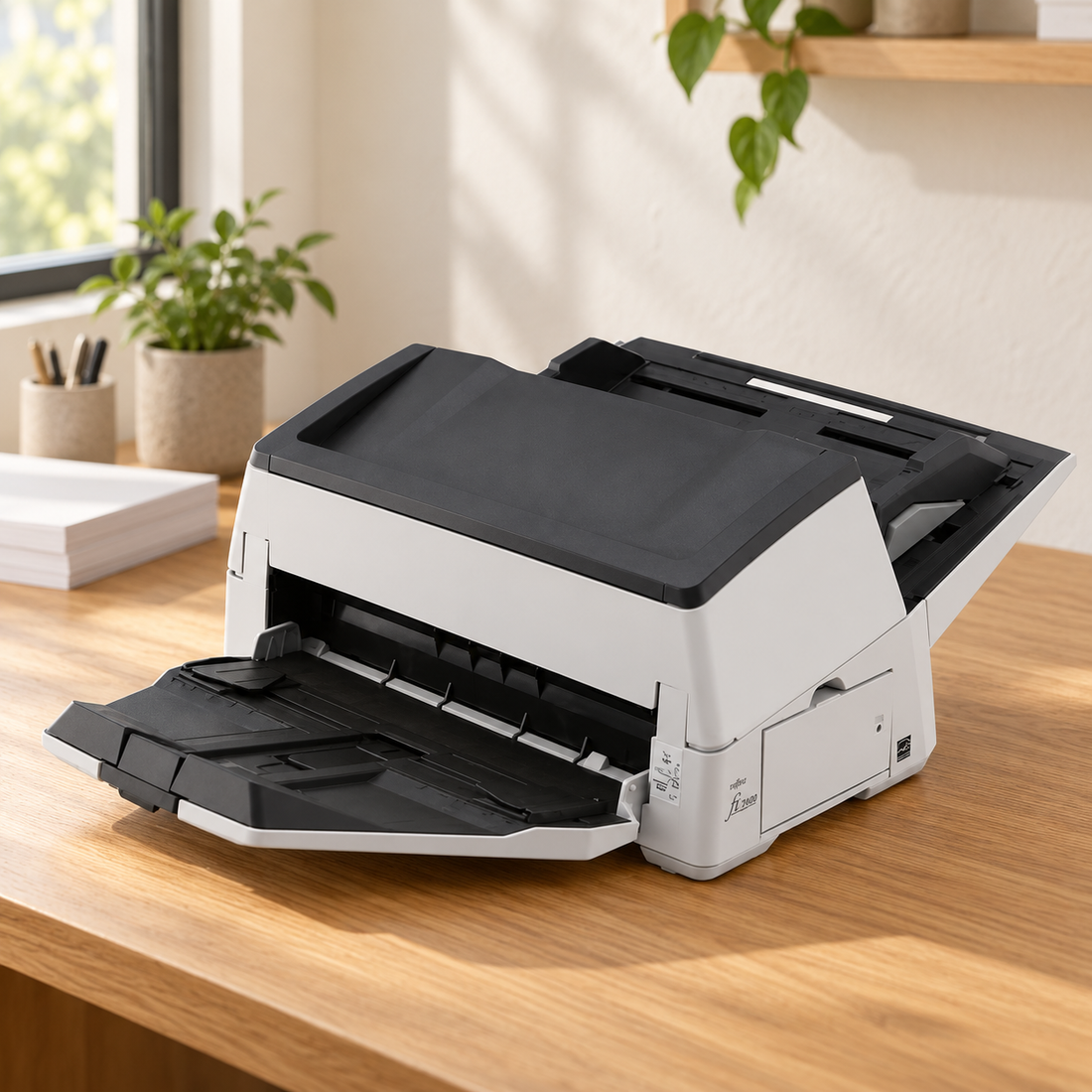 Fujitsu fi-7600 Duplex Document Scanner, 100 ppm, 300-Sheet ADF