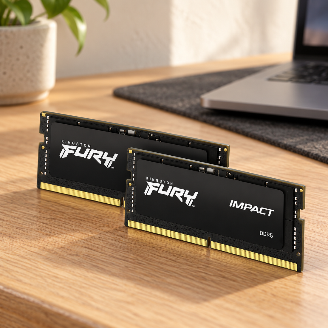 Kingston FURY Impact 16GB (2x8GB) DDR5-4800 Laptop RAM, KF548S38IBK2-16