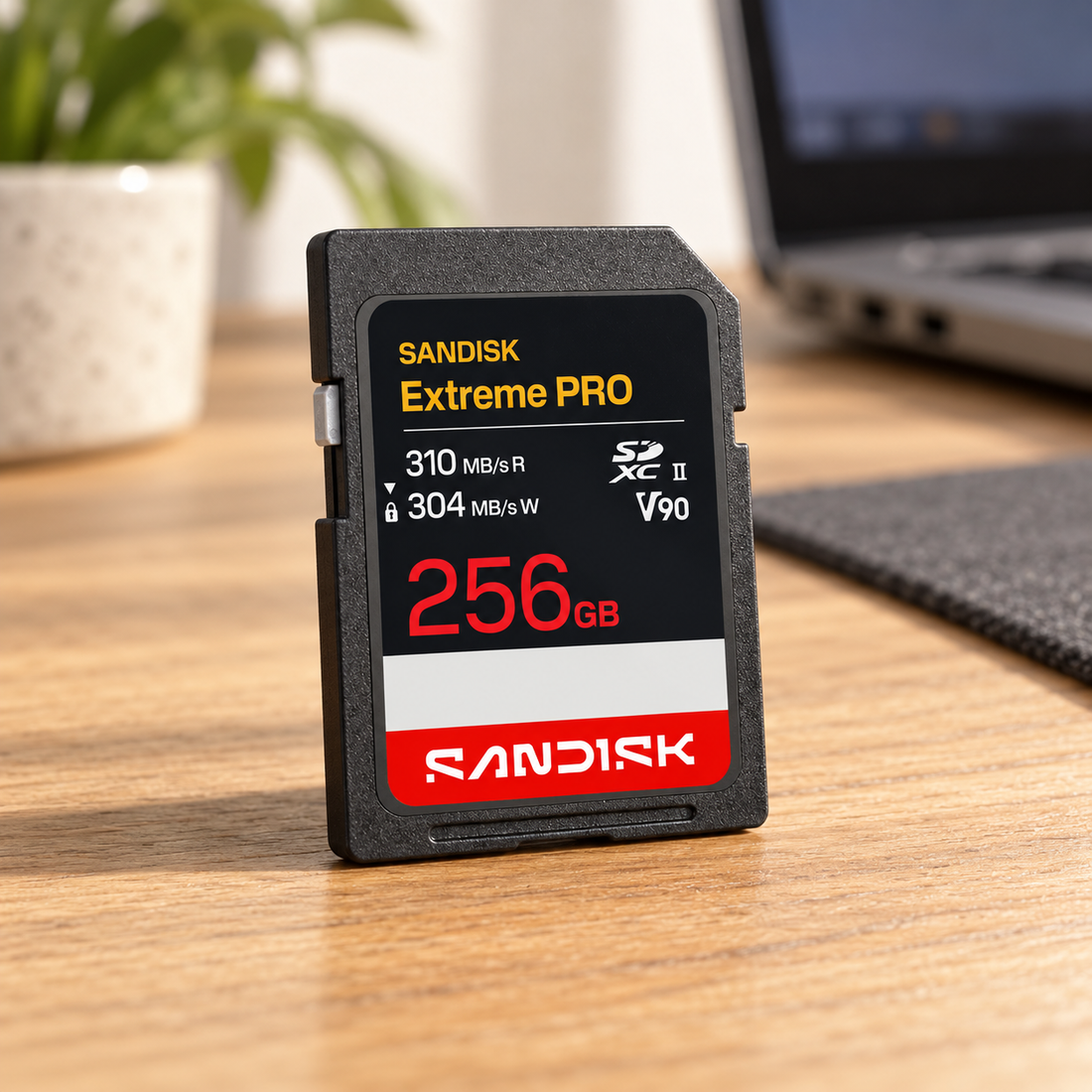 SanDisk Extreme PRO 256GB SDXC UHS-II V90 Memory Card, 310MB/s