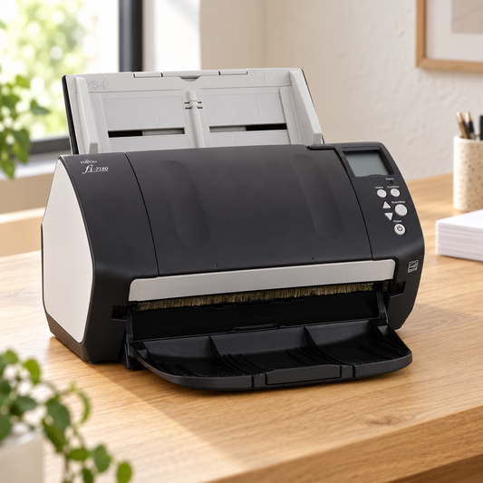 Fujitsu fi-7180 Color Duplex Document Scanner, 80 ppm, 80-Sheet ADF