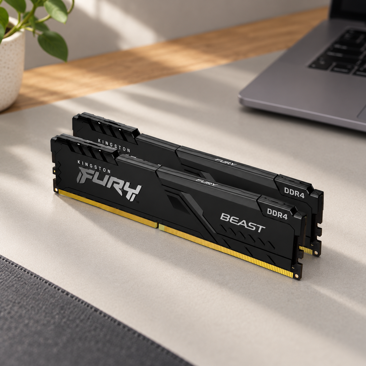 Kingston FURY Beast 64GB (2x32GB) DDR4-3200 Desktop RAM, KF432C16BBK2/64