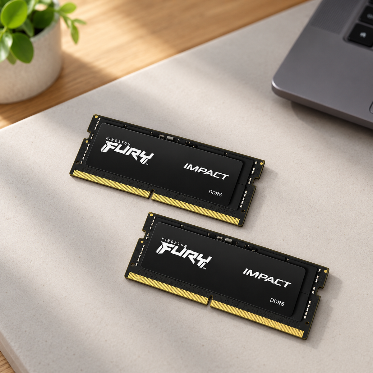Kingston FURY Impact 16GB (2x8GB) DDR5-4800 Laptop RAM, KF548S38IBK2-16