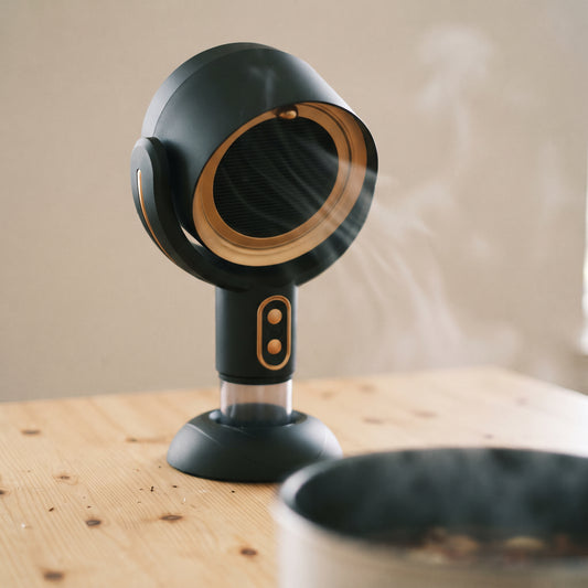 Portable Range Hood, 2 Fan Speeds, USB Rechargeable, 3000mAh Battery