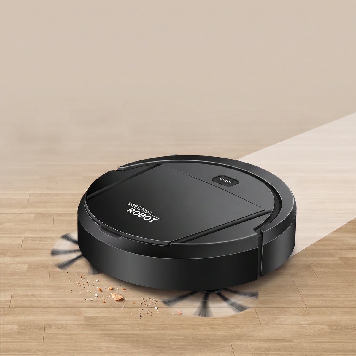 Robot Vacuum Cleaner with HEPA Filter & One-Button Control, Up to 90-Minute Runtime