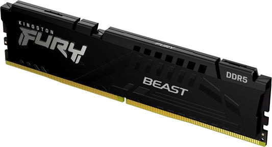 Kingston FURY Beast 16GB DDR5-6000 Desktop RAM, KF560C36BBE2-16