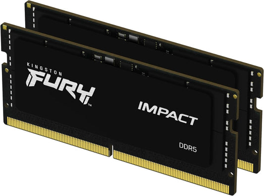 Kingston FURY Impact 32GB (2x16GB) DDR5-5600 Laptop RAM, KF556S40IBK2-32