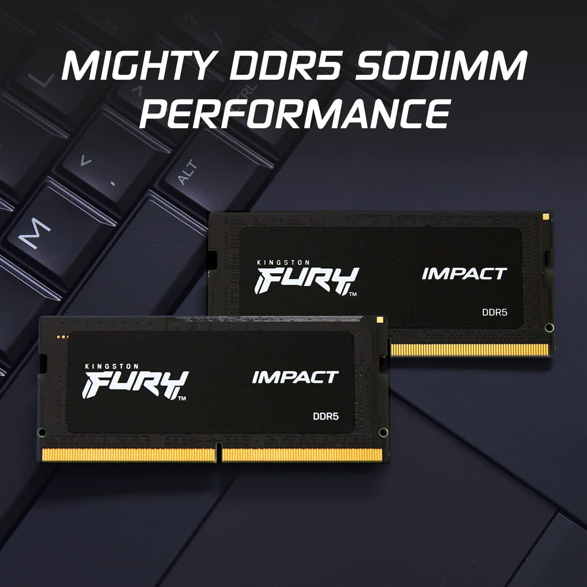 Kingston FURY Impact 32GB (2x16GB) DDR5-6000 Laptop RAM, KF560S38IBK2-32