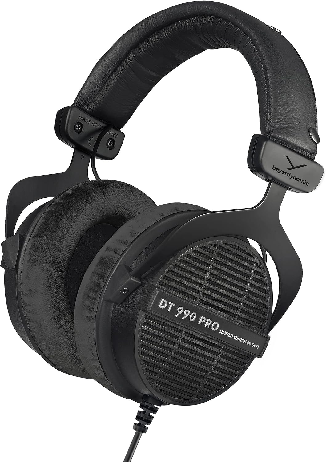 beyerdynamic DT 990 PRO 80 Ohm Open-Back Studio Headphones, Black