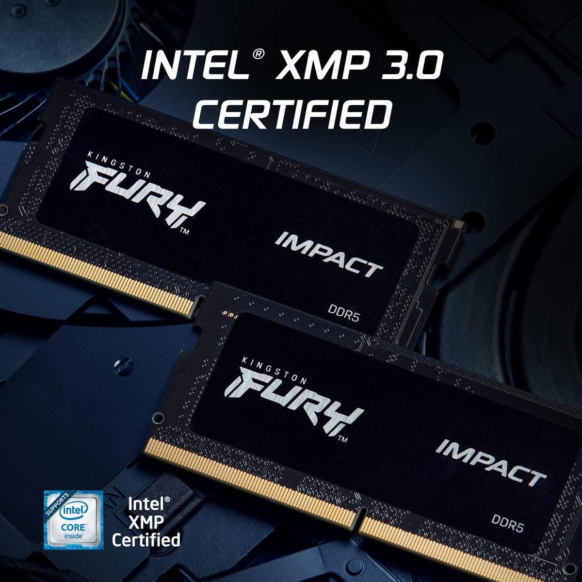 Kingston FURY Impact 32GB (2x16GB) DDR5-6000 Laptop RAM, KF560S38IBK2-32