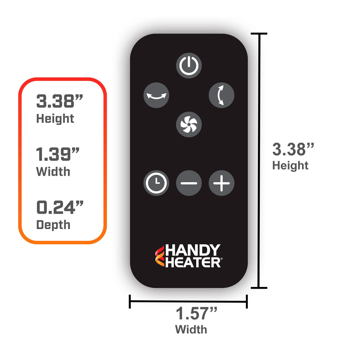 1500W Ceramic Tower Heater with Dual-Axis Oscillation, Remote and Timer - reference gallery 2