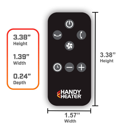 1500W Ceramic Tower Heater with Dual-Axis Oscillation, Remote and Timer - reference gallery 2