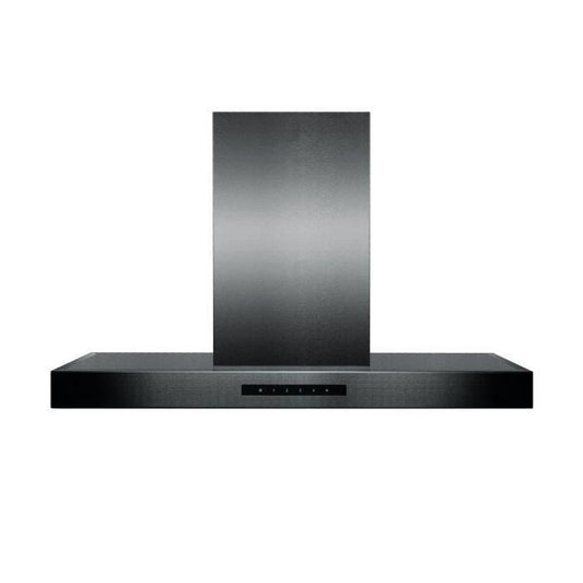 ZLINE 30 Inch Island Range Hood Convertible Vent Black Stainless Steel 400 CFM (BSKE2iN-30)