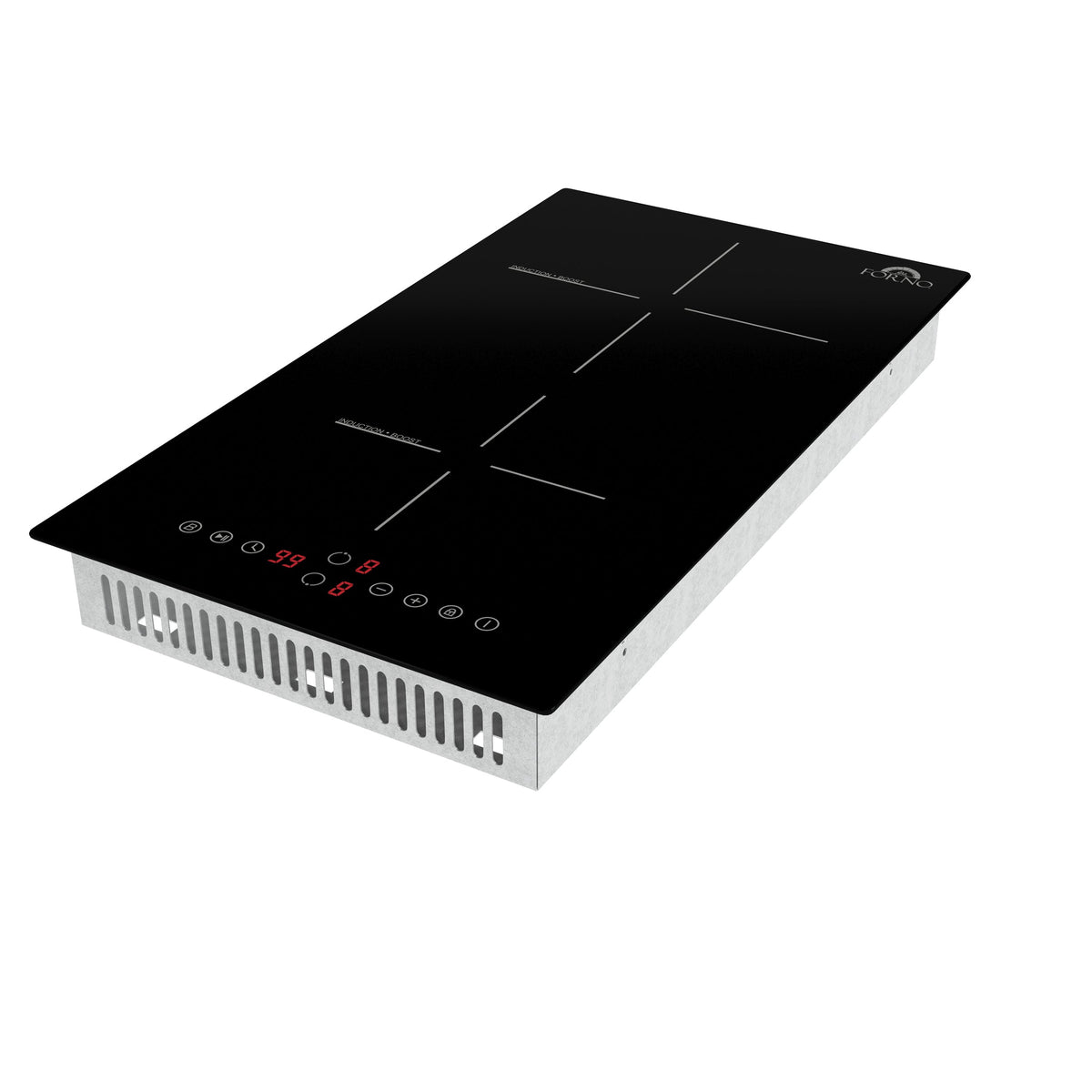 Forno Parco 12-Inch Induction Cooktop with 2 Cooking Zones, Touch Controls (Model FCTIN0583)