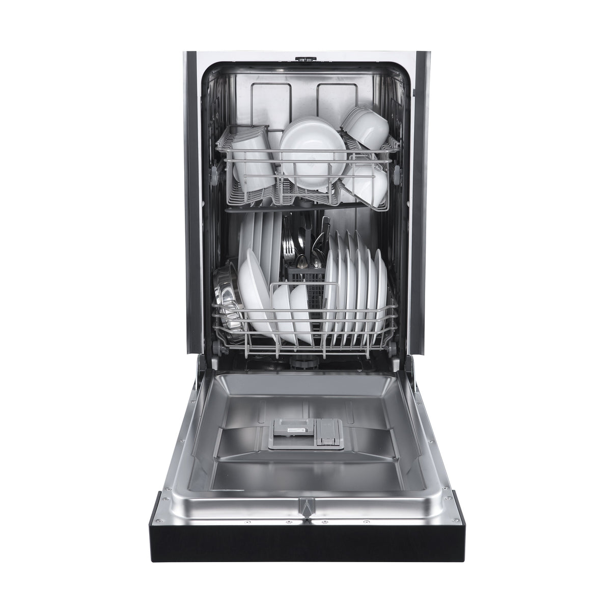 FORNO Polo 18-Inch Built-In Dishwasher, Black (Model FDWBI8041-18BLK)