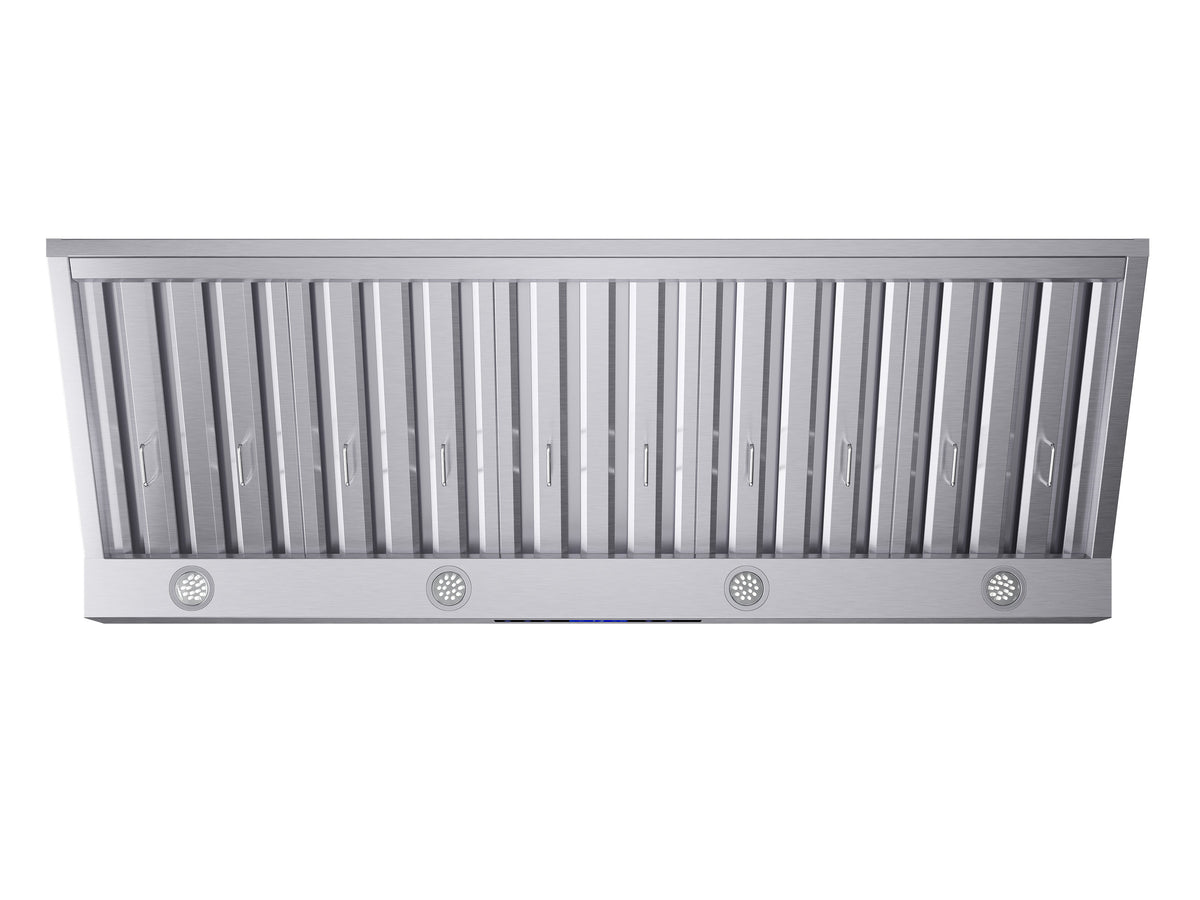 FORNO Palazzo 60-Inch Wall Mount Range Hood, 1000 CFM, Stainless Steel (FRHWM5030-60)