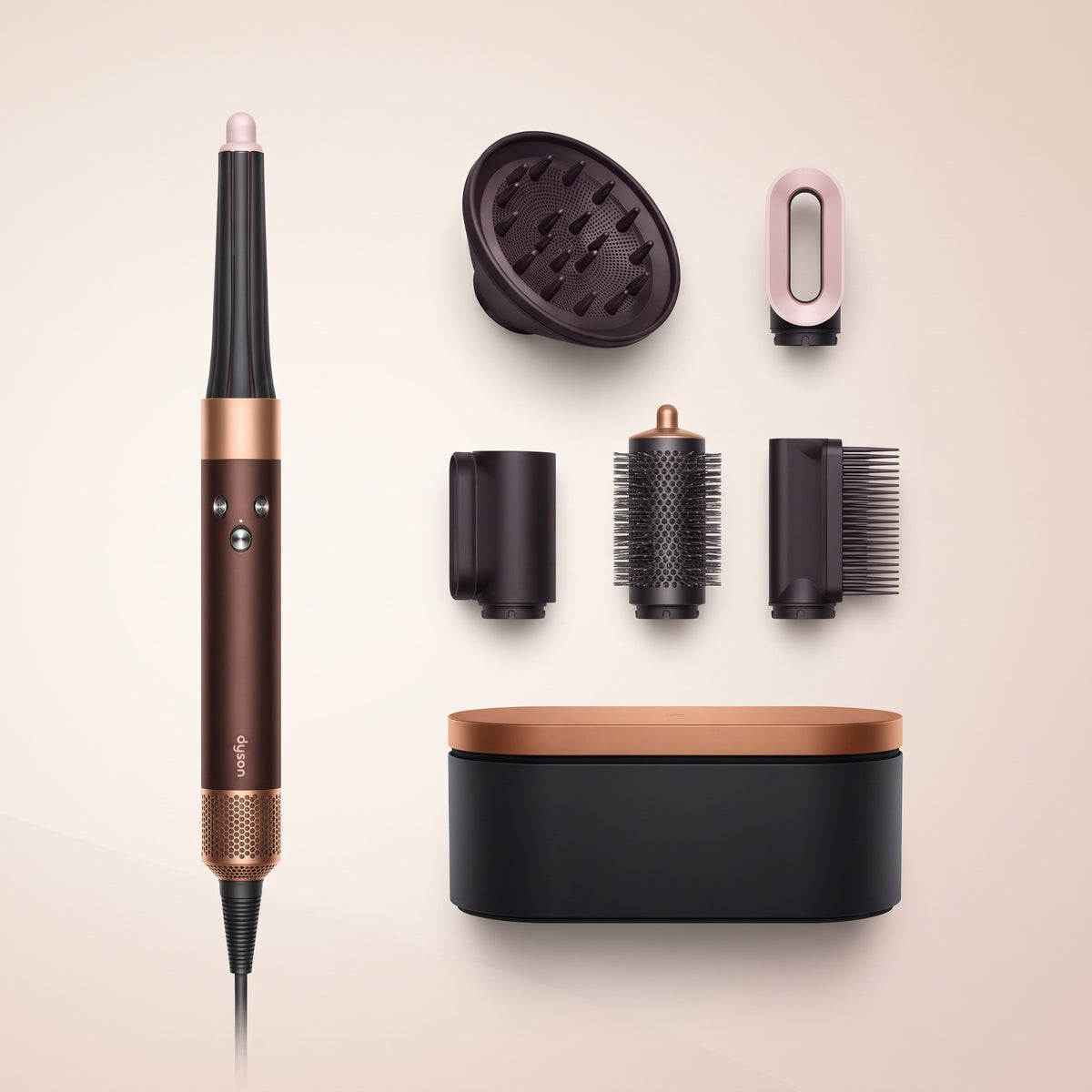 Dyson Airwrap i.d. HS08 Curly+Coily Multi-Styler and Dryer, 6 Attachments with Anti-Snag Brush