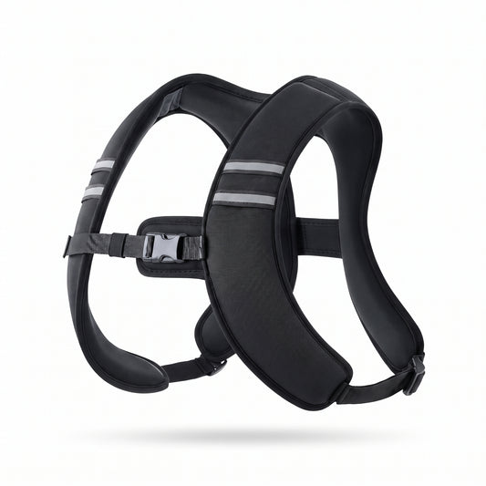 Breezy Z-Fit Slim Weighted Vest with Soft Iron Filling, 5-15 lb, Black