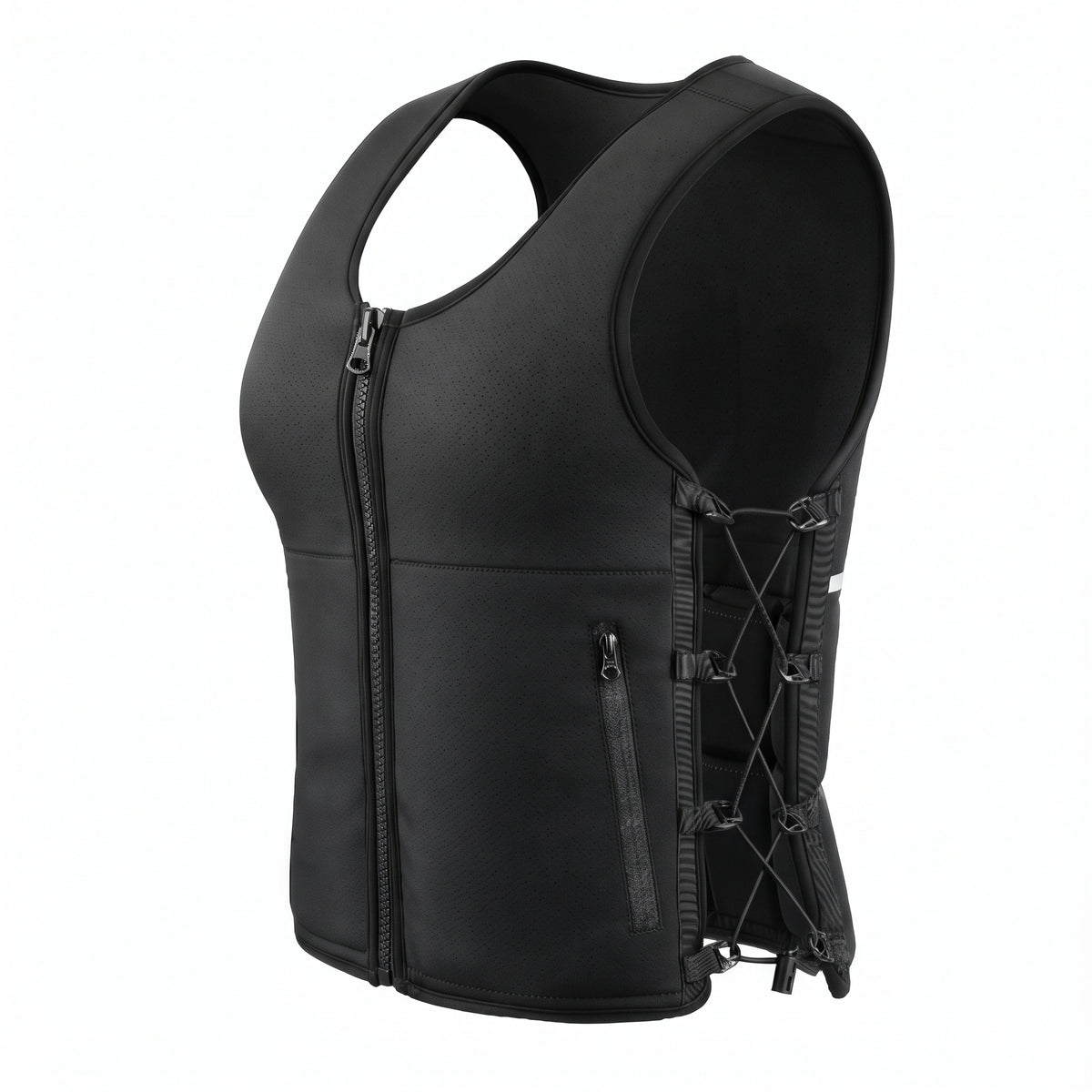 Breezy Z-Fit Slim Flex Adjustable Weighted Vest for Women, Black