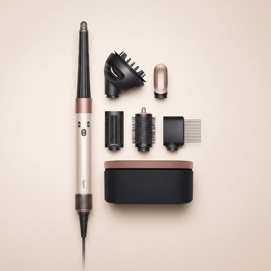 Dyson Airwrap i.d. HS08 Curly+Coily Multi-Styler and Dryer, 6 Attachments with Firm Smoothing Brush