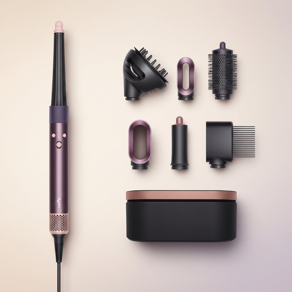 Dyson Airwrap i.d. HS08 Curly+Coily Multi-Styler and Dryer, 6 Attachments with Firm Smoothing Brush