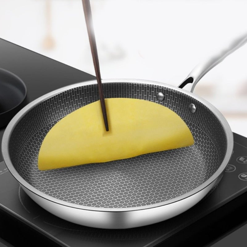 Stainless Steel Non-Stick Frying Pan for Everyday Cooking