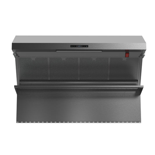 FORNO Savona 48-Inch Wall Mount Range Hood with 1200 CFM Ventilation, Backsplash, Hybrid Filters (Model FRHWM5029-48HB)
