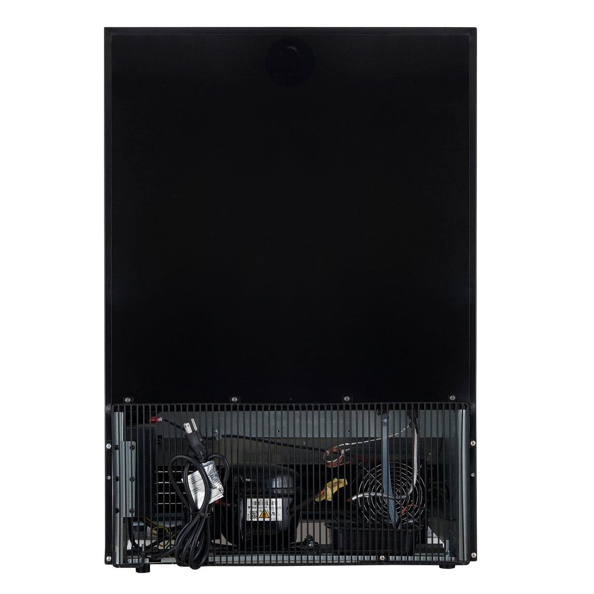 FORNO Bacchino 24-Inch Dual Zone Wine Cooler, 51-Bottle Capacity, Triple-Glass Door, Black with Antique Brass Accents (FWCDR6634-24KBLK)