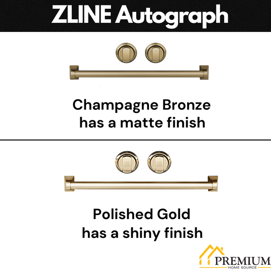 ZLINE 48 Inch Wall Mount Range Hood Autograph Edition White Matte Champagne Bronze Handle (8654STZ-WM48-CB)