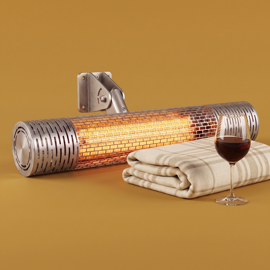 1500W Infrared Patio Heater Bar, Wall or Ceiling Mount with Remote