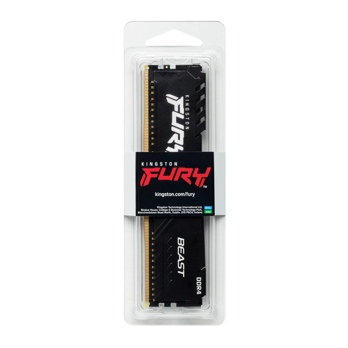 Kingston FURY Beast 32GB DDR4-3200 Desktop RAM, KF432C16BB/32