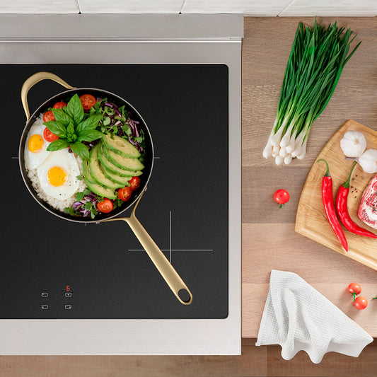 ZLINE 30 in. Induction Range 4.2 cu. ft. 4 Element Cooktop Electric Convection Oven Stainless Steel Matte Black Accents (SINRZ-30-MB)