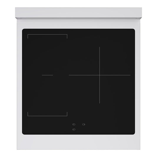ZLINE 24 in. Induction Range 3.2 cu. ft. Electric Convection Oven 3 Element Cooktop Stainless Steel Champagne Bronze Accents (SINRZ-24-CB)