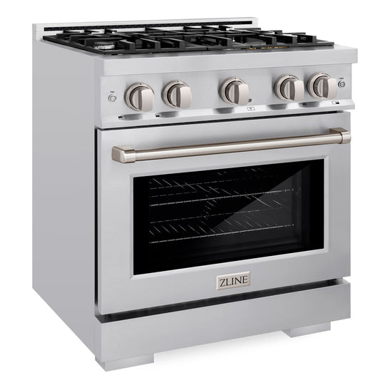 ZLINE 30 in. Gas Range 4.2 cu. ft. Stainless Steel 4 Burners (HGR30)