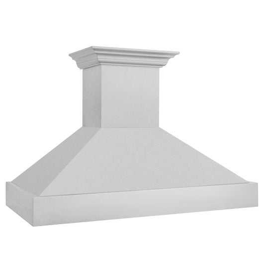 ZLINE 48 in Wall Mount Range Hood 400 CFM Satin Stainless Steel (8654SN-48)