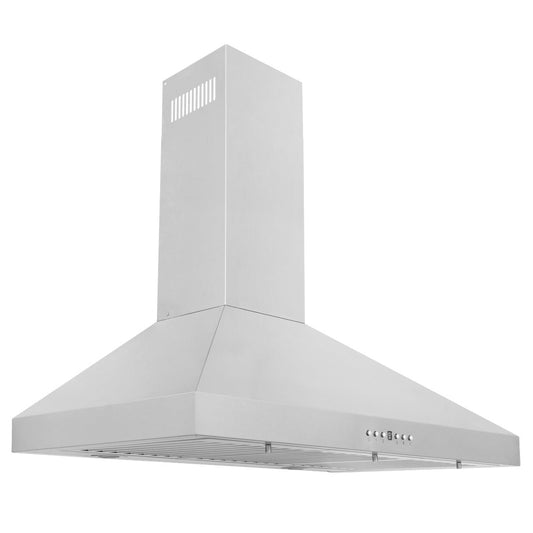 ZLINE 36 Inch Wall Mount Range Hood 400 CFM Convertible Vent Stainless Steel (KL3-36)